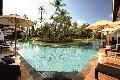 Pool- und Gartenblick